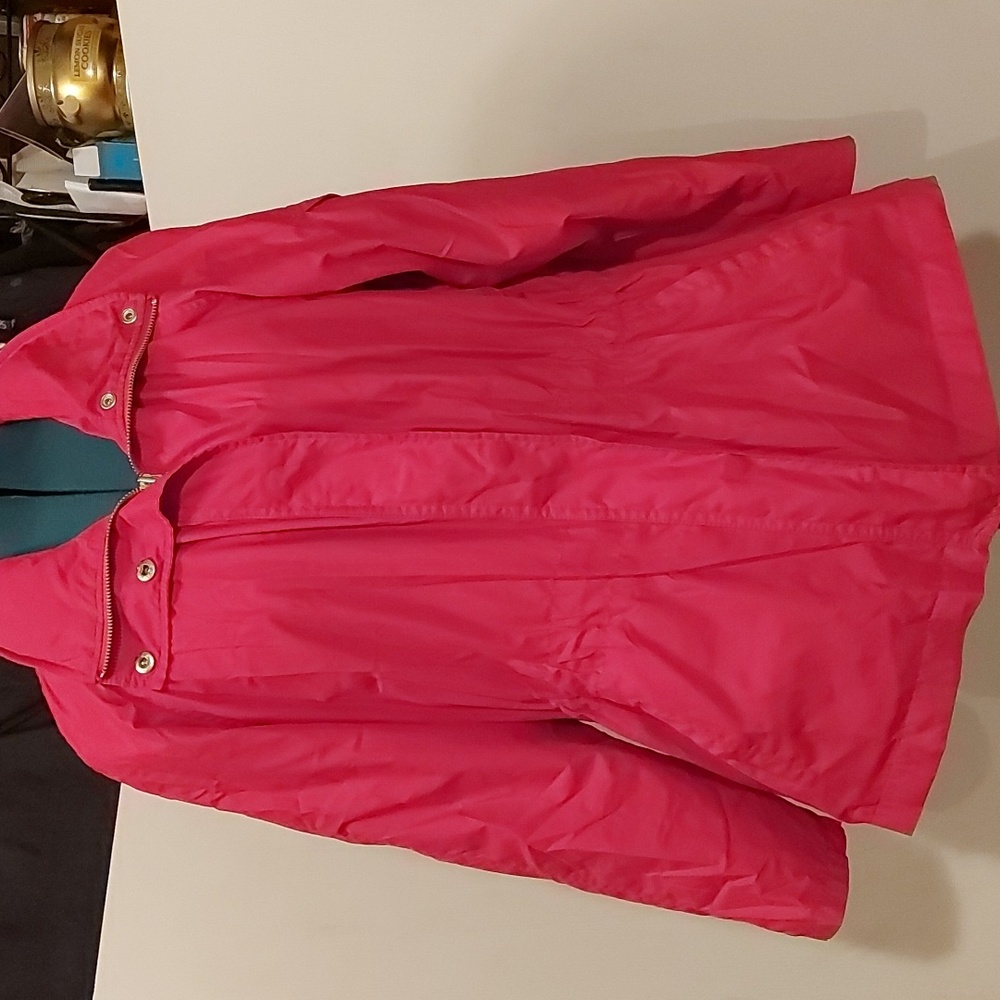Red light rain jacket